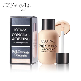 ZSEEY Corretivo Líquido Cobertura Total Blemishes Dark Circles E Acne Cosméticos De Pele 12g
