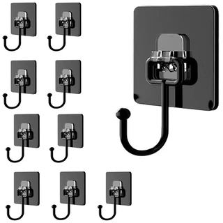 10 Pcs/Set Gancho De Parede Organizadores De Banheiros Cozinha Organizador