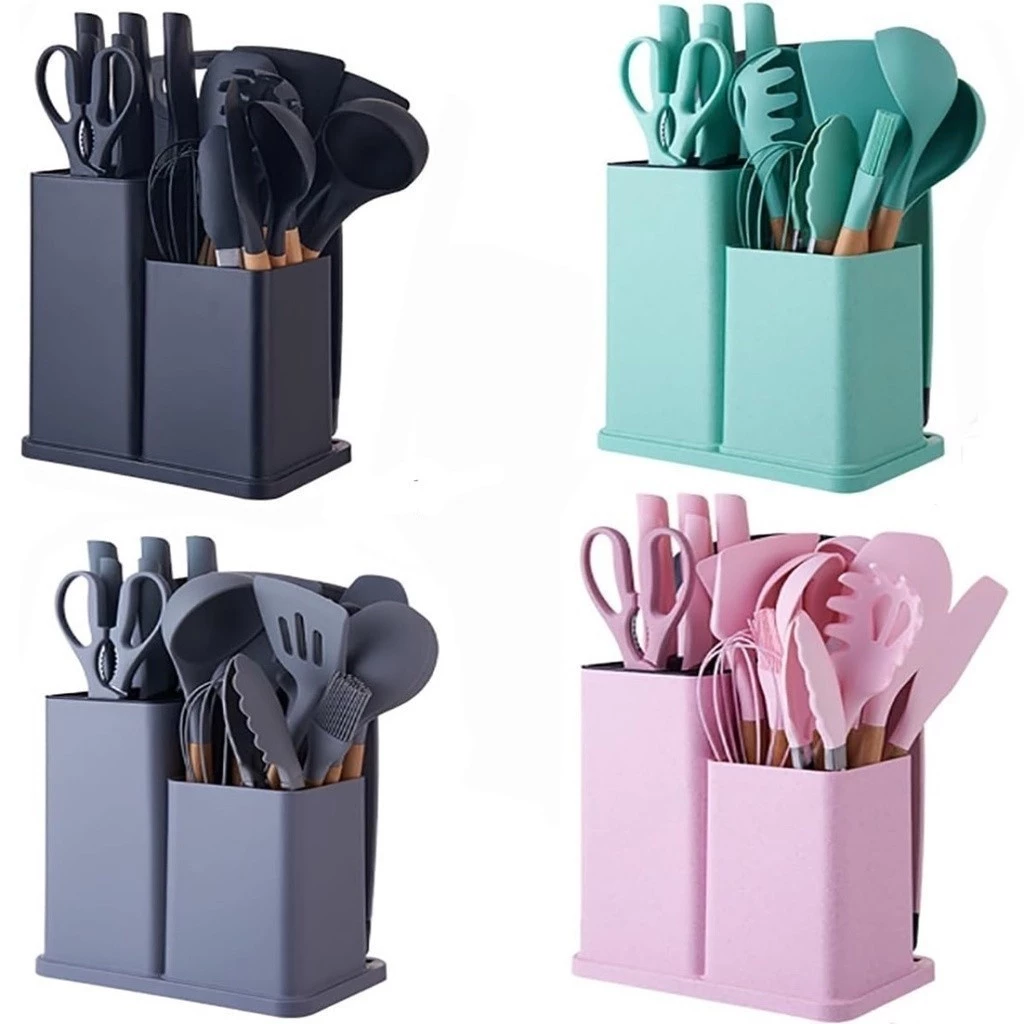 Kit Completo de Utensílios para Cozinha 19 Peças