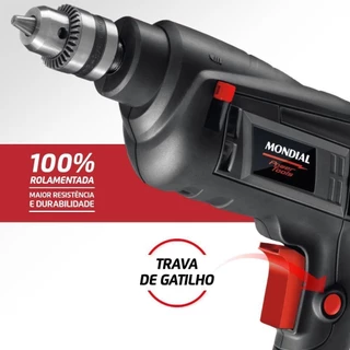 Furadeira De Impacto Mondial Power Tools 550w-127v-preto