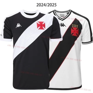 Vasco 24/25 Camisa Branca Preta Camisola De Futebol Home/Away 1:1 Fans Version