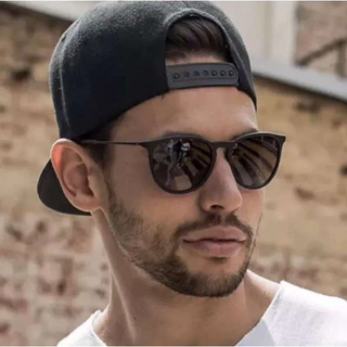 Óculos De Sol Masculino/Feminino Erica Vintage Retro Redondo Oval com Proteção UV400 Unissex