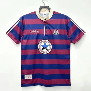 Camisa E De Futebol Retro Edition 95/97 Newcastle United Away Para S-2XL , Pode Adicionar Seu Nome Número