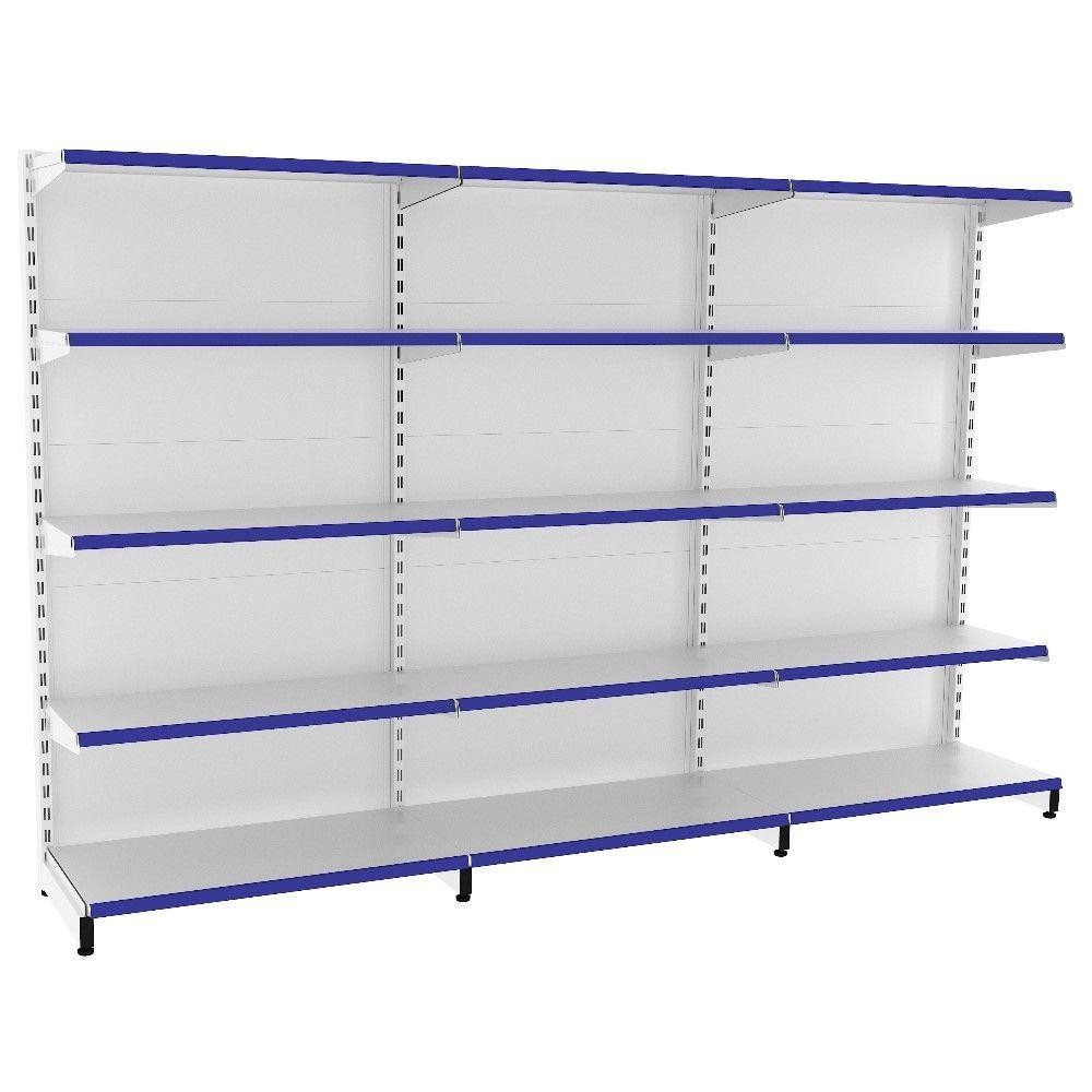 Gôndola Parede Prateleira Lateral 1 Inicial e 2 Continuação Shopee Brasil