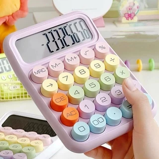 Calculadora Criativa Colorida Moderna 12 Dígitos Teclado Mecânico Criativa Escola Escritório Papelaria Faculdade - WYL em Oferta na Shopee