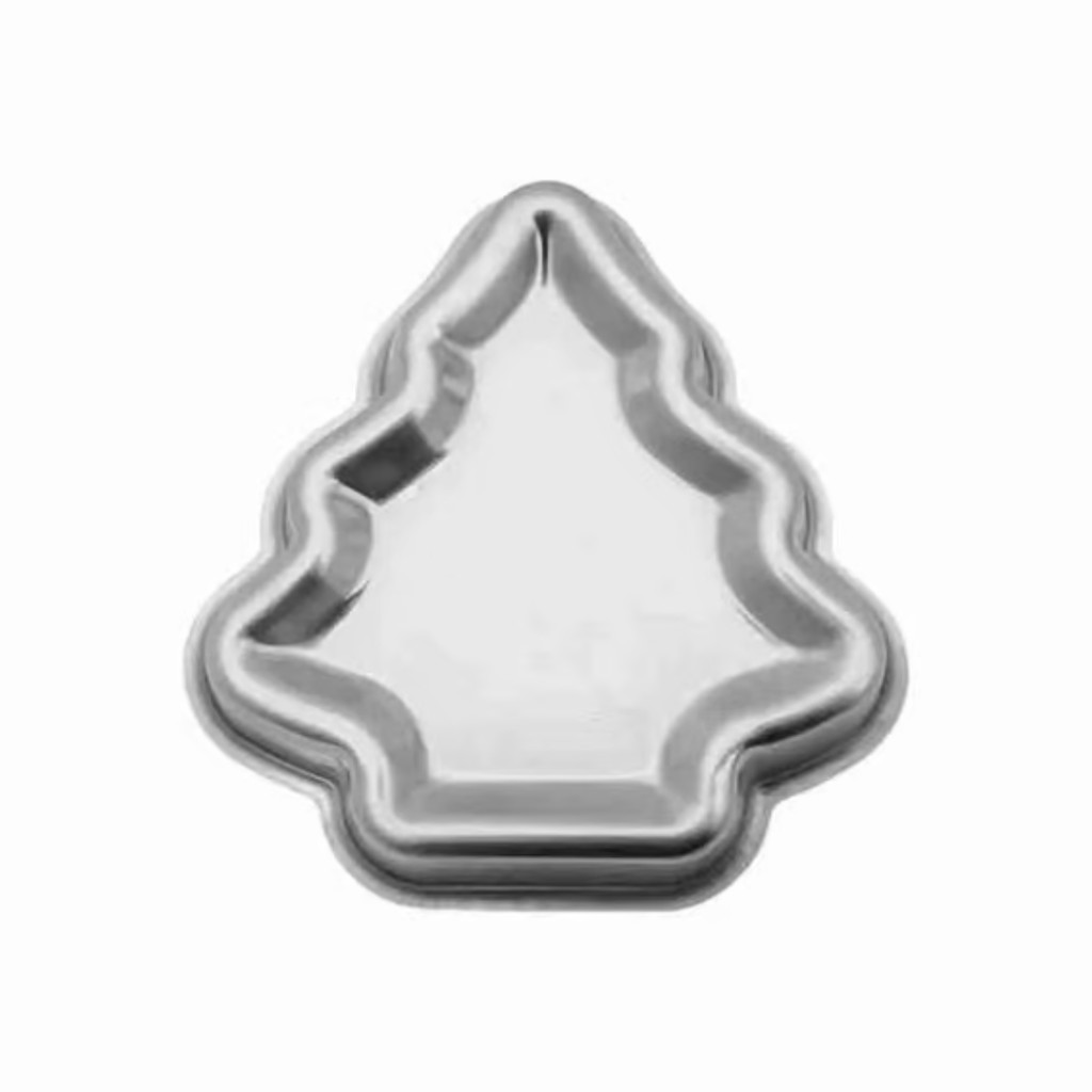 Forma Ballerine Pinheiro M 18x4,5cm Bolo Torta Pudim Natal