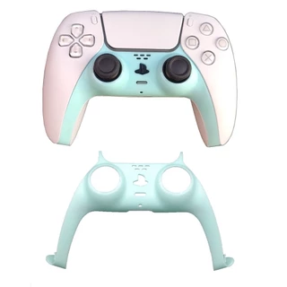 CARCAÇA CONTROLE CIANO PLAYSTATION 5 PS5 DUALSENSE FRENTE FACEPLATE ACESSÓRIO
