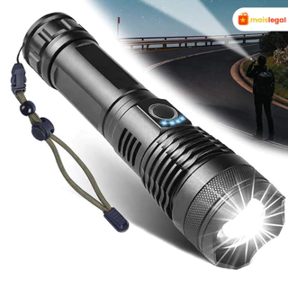 Lanterna Tática Ultra Potente T9 P50: A Mais Poderosa do Mundo Ideal para Propriedades Rurais, Fazendas, Acampamentos e