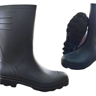 Bota Preta Vonder PVC em Oferta na Shopee