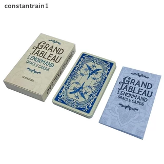 [CST] Grand Tableau Lenormand Oracle Cards Tarot Family Party Jogo De Tabuleiro Cartão Para Iniciantes De Adivinhação [B