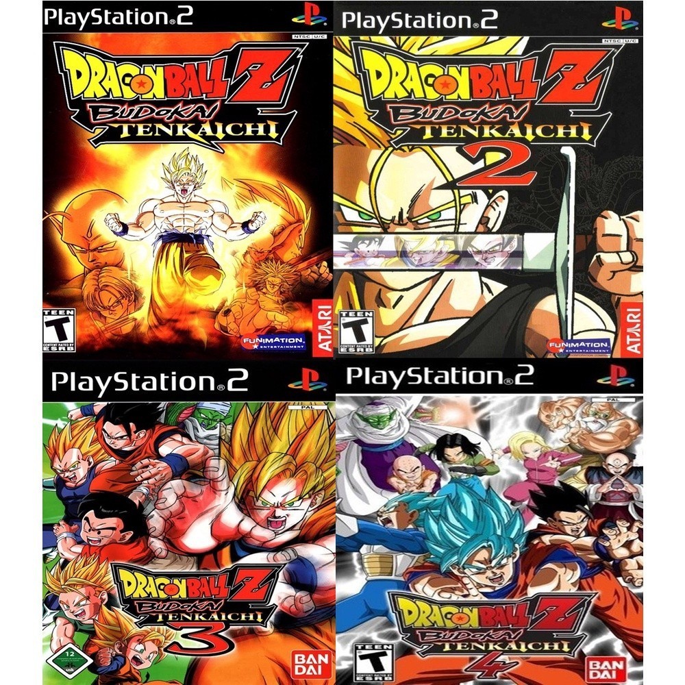 Kit Dragon Ball Z Budokai Tenkaichi com 4 Jogos () | Shopee Brasil