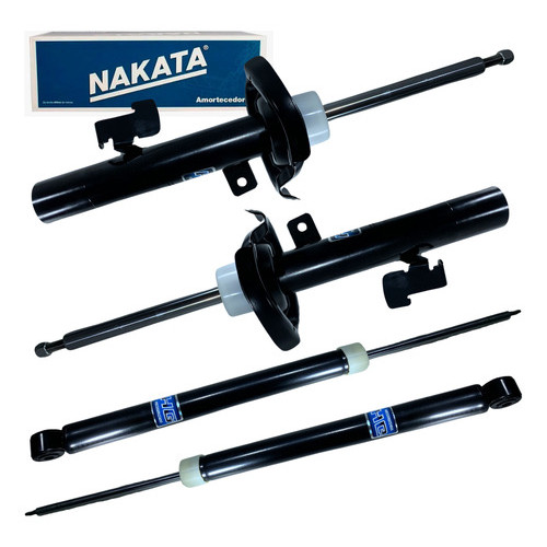 4 Amortecedor Dianteiro Traseiro Original Nakata Focus 2008 2009 2010 ...