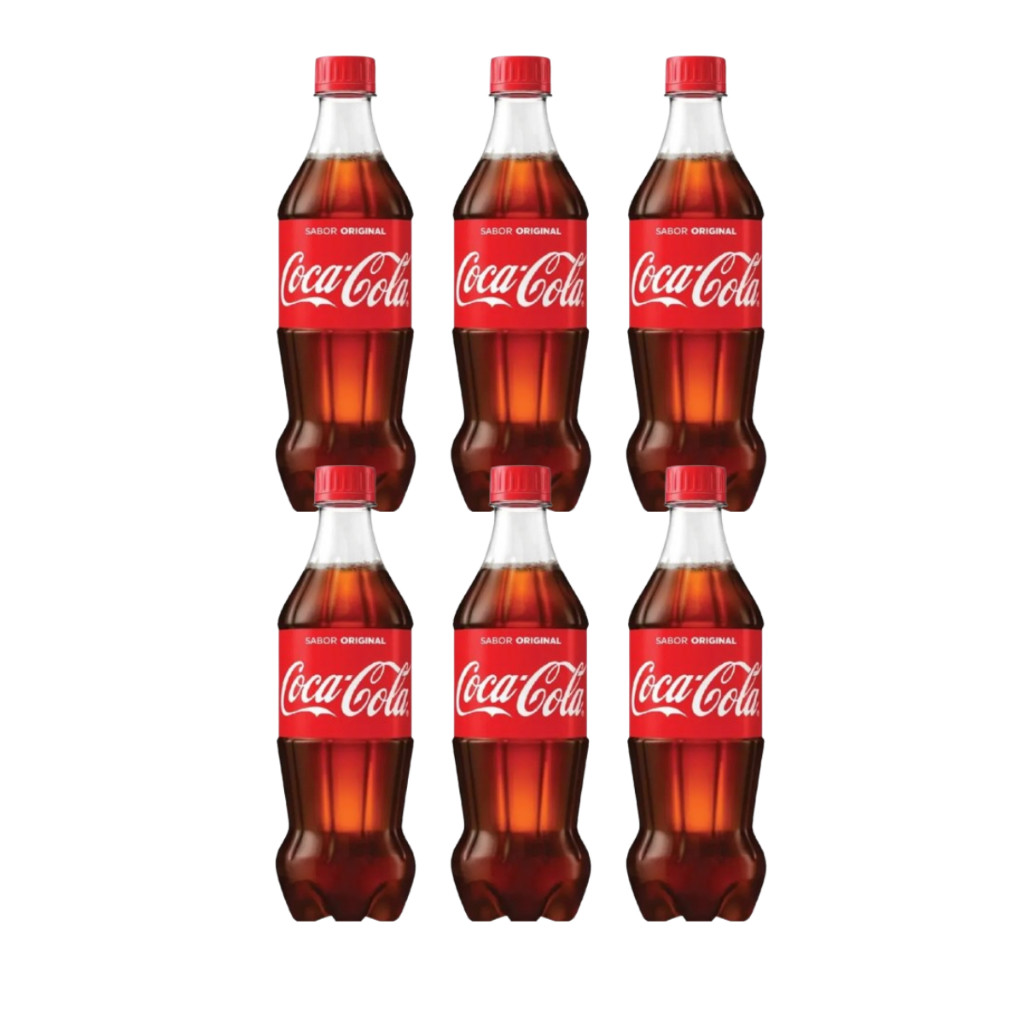 Coca-Cola Original 600ml | Pack com 6 Unidades | O Sabor Clássico