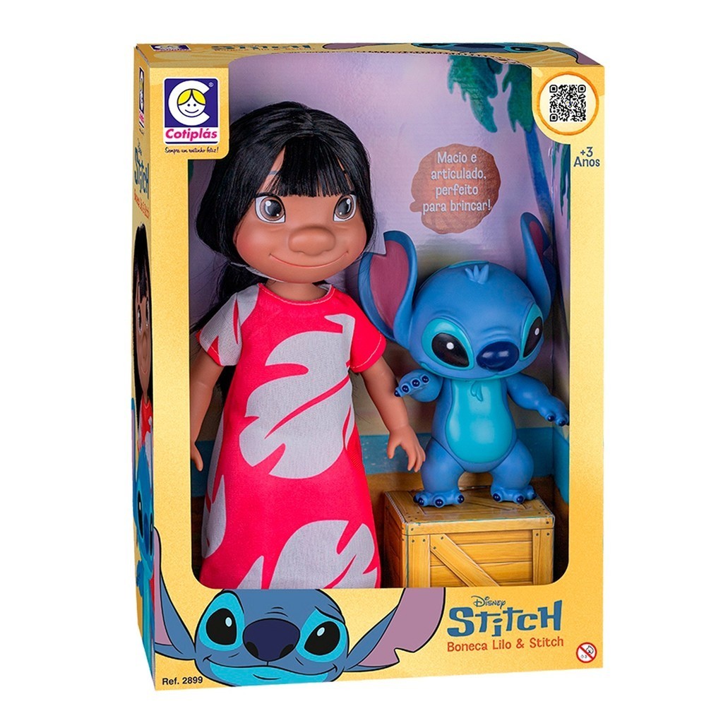 Boneca Lilo E Stitch Disney 38 cm 2899 | Shopee Brasil