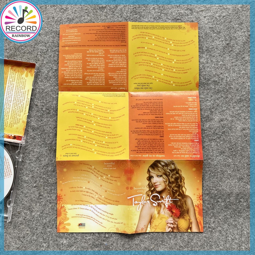 Taylor Swift Beautiful Eyes Original CD+DVD Album [Lacrado] Brand