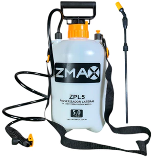 Pulverizador Agrícula Profissional Lateral 5 Litros Zmax com Compressão Prévia Gatilho com Trava em Oferta na Shopee