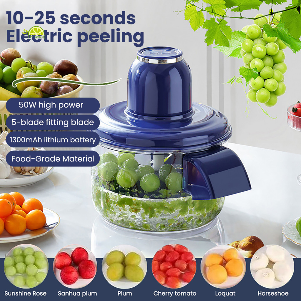 Kitchen Precision Peeler Stainless Steel Blade Electric Fruit Machine ...