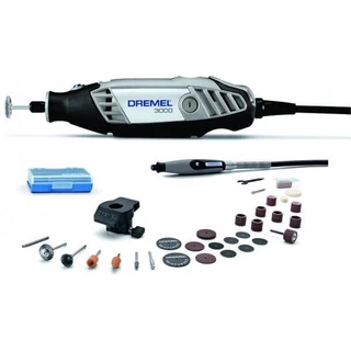 Micro Retifica Dremel 3000 120W Kit C/ 30 Acessórios + 2 Acoplamentos DREMEL