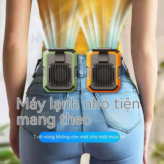 60000mah Cintos Recarregáveis De Uso Traseiro Do Ventilador , No Pescoço , Portátil De Mesa Com 3 Níveis De Vento , Porta De Carregamento Conveniente Tipo C