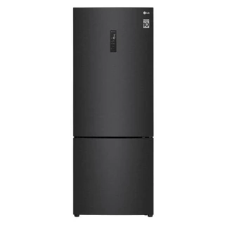 Geladeira LG Inverter Bottom Freezer 451L Black GC-B569NQL2 220V