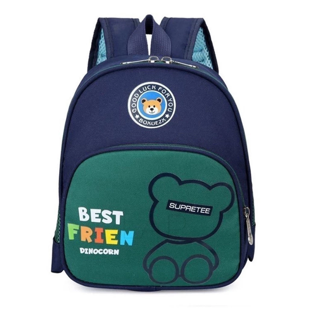Mochila Escolar Infantil Ajustável Com Desenho de Animal / Jardim De Infância MENINO YihanStore