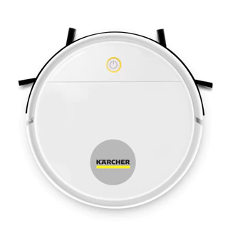 Robô Aspirador de Pó Kärcher RCV 1 controle remoto 3 modos de limpeza sensor anti-queda e de colisão – Bivolt.