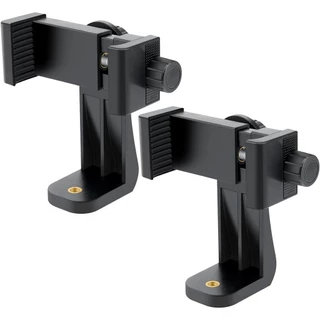 ZBJ01 Adaptador De Parafuso Padrão De Cabeça De Montagem De Telefone Celular Para Tripé Gira Vertical E Horizontal Compatível Com A Maioria Dos Telefones Celulares
