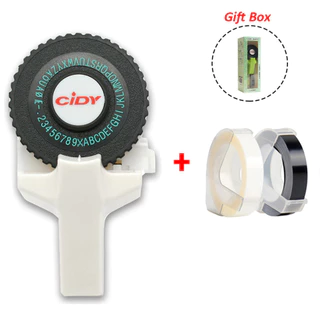 Multicolor CIDY Marca C101 Substitui O Fato De Máquina De Escrever Manual MOTEX E101 Para Fita dymo 3D De 9mm