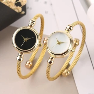 Relógios De Pulseira Pequenos Simples Feminino De Aço Inoxidável Retro Pulso De Quartzo Fashion Casual