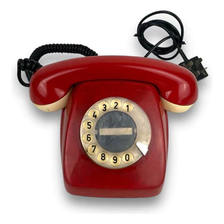 Telefone Tartaruga Splice Vermelho Antigo
