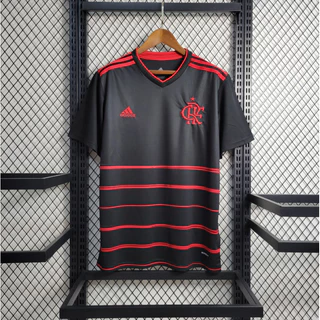 20/21 2 Camiseta De Futebol De Jersey Preto