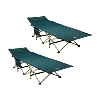 2x Camas Macas Dobráveis Dream Estrutura de Aço Suporta até 120kg Dimensões 190x70cm Cinza - NTK