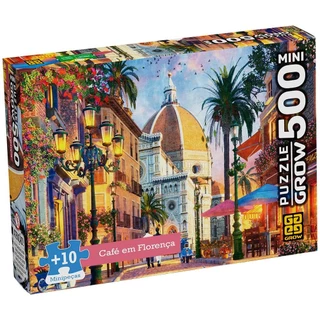 Mini Quebra-cabeça 500 peças Café em Florença Mini Puzzle 500 peças Café em Florença