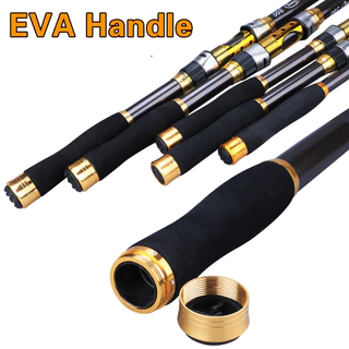 Varas De Pesca Retráteis Portáteis Sougayilang – Comprimento Ajustável De 2.1-3.6 M | Design Leve Com Punhos EVA Ideal P
