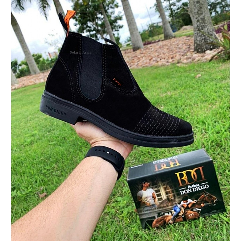 Bota Don Diego - Botina Unissex Vaqueiro 100% Original | Shopee Brasil