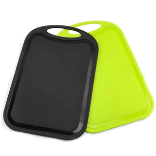 Kit 2 Tábua de corte de plástico resistente, leve e multifuncional