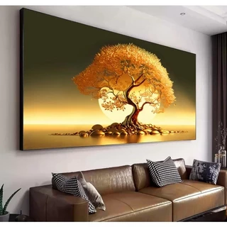 Quadro Decorativo Grande Luxo Árvore da Vida V023