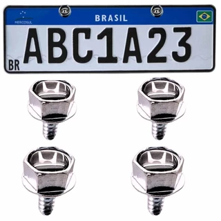 Kit parafuso soberbo placa personalizado City Civic Hrv CRV 4 peças