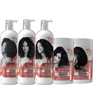 Kit Soul Power Pro Acido Hialuronico Linha Completa 5 Produtos C/ Gelatina Ultra Hidratação Vegano