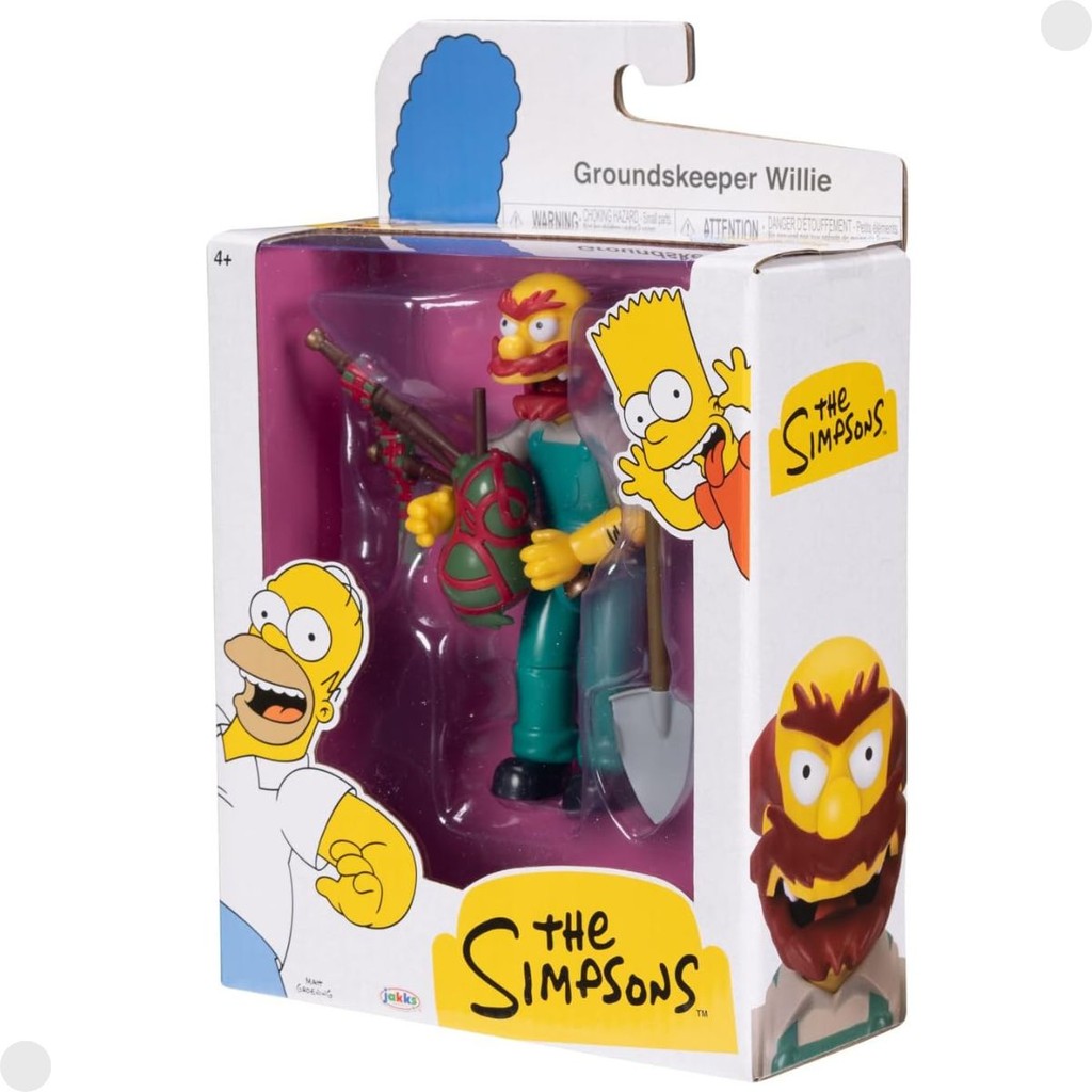 Boneco Groundskeeper Willie The Simpsons Articulado 004043