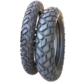 Par de Pneus enduro sahara 3 metzeler Traseiro 120/80-18 E Dianteiro 90/90-21 novo em Oferta na Shopee