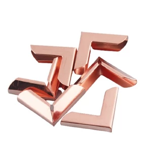 Cantoneira Trabalhada 20mm x 20mm Rosê Gold - 10, 20, 30, 40 ou 50 unidades
