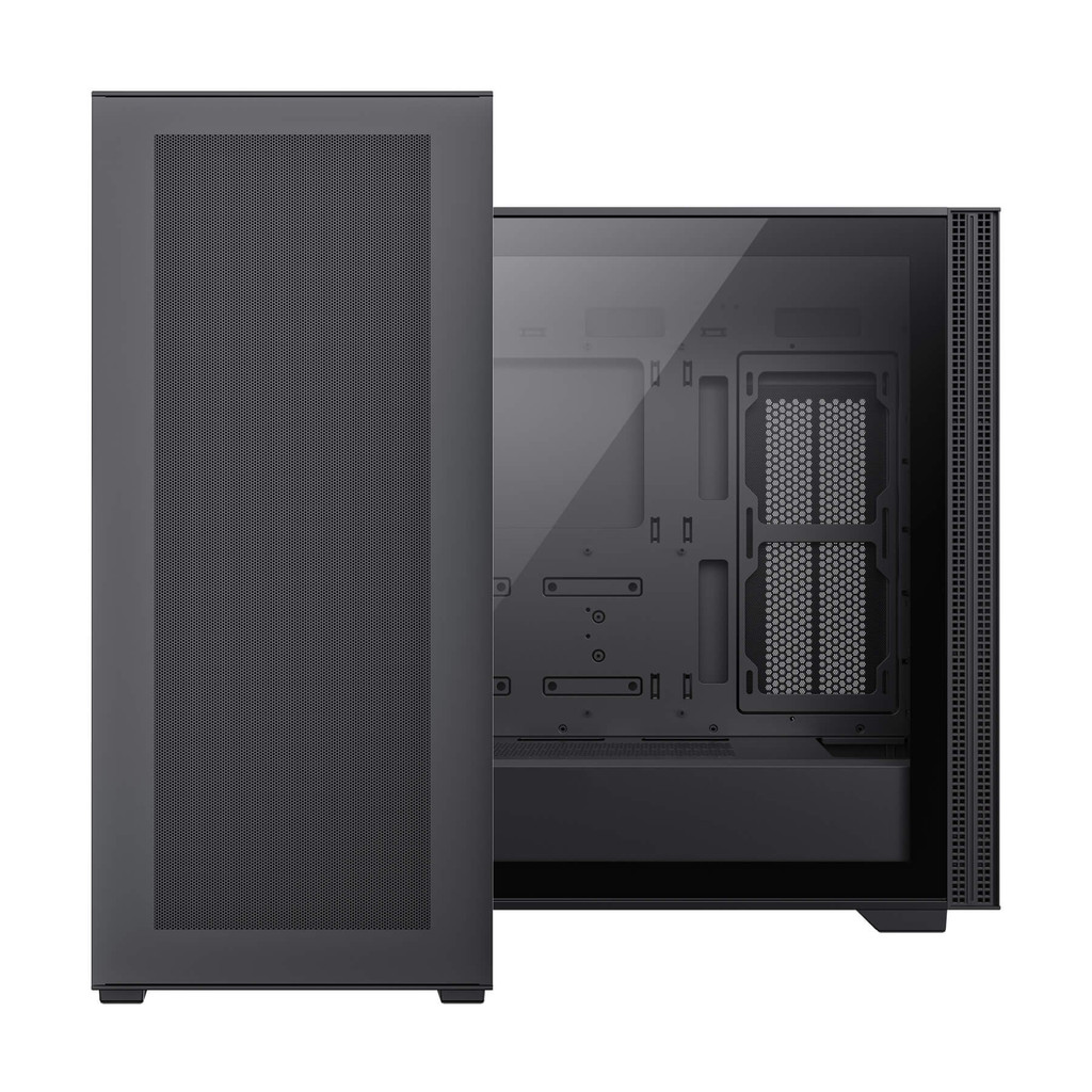 Gabinete Gamemax Mid Tower E-atx Vidro Quest Preto 3 Fans