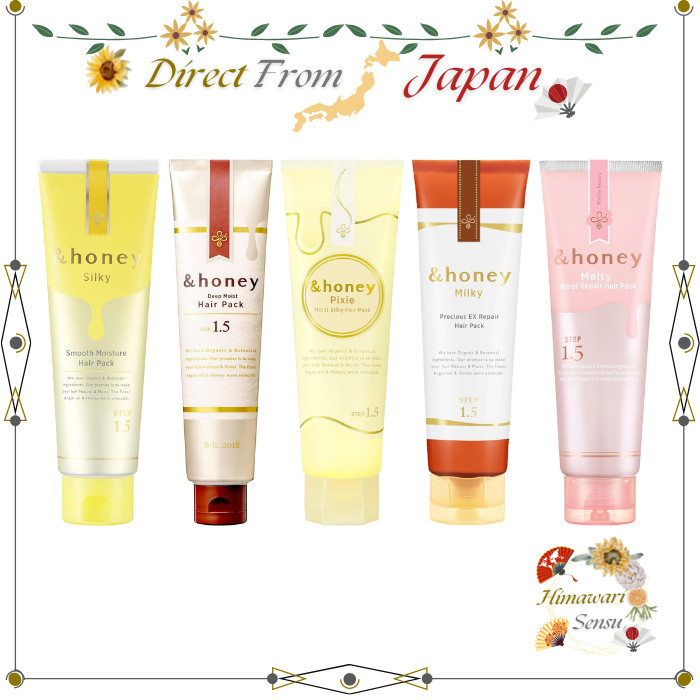&honey Hair Mask Silky / Deep Moist / Pixie / Milky / Melty Types