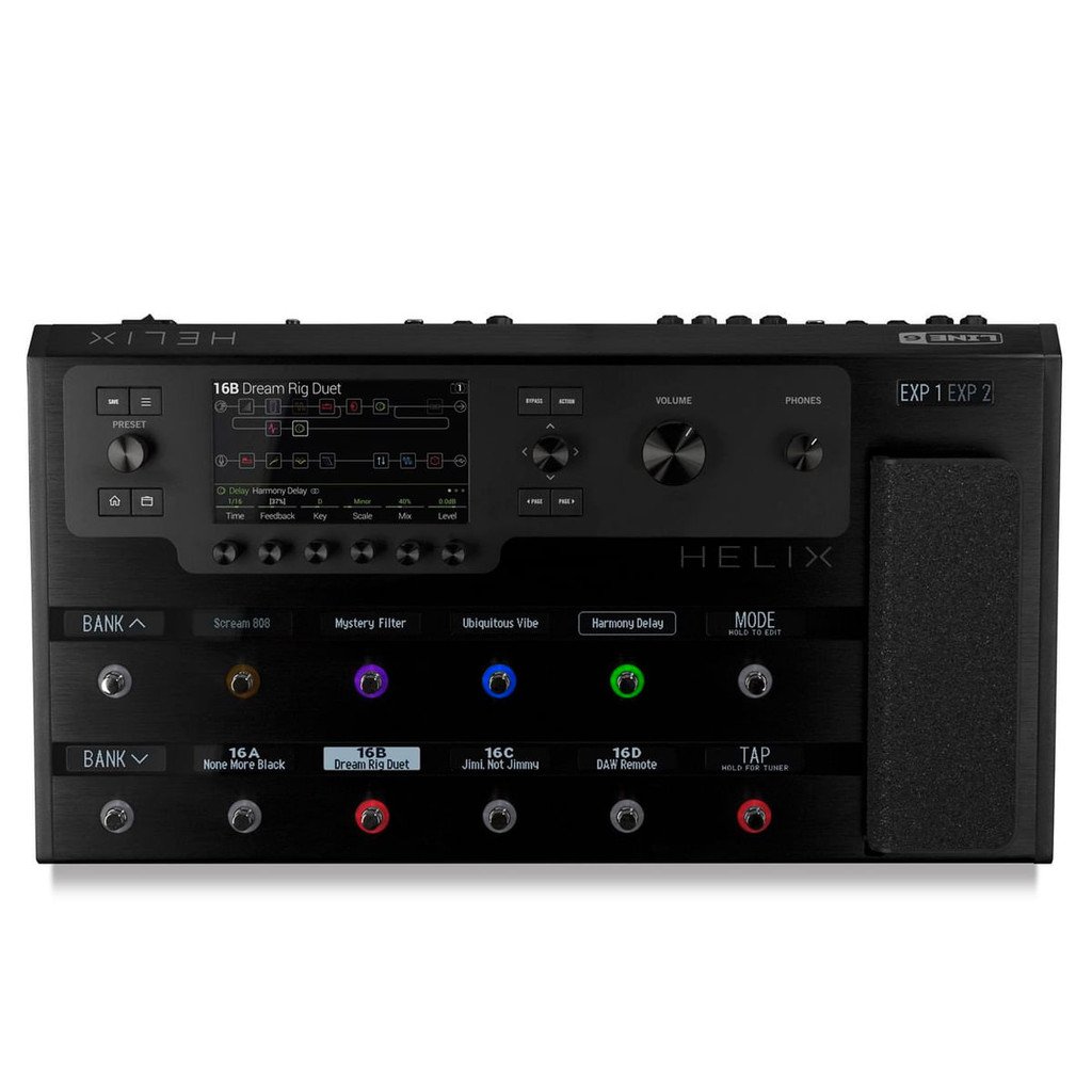PEDALEIRA LINE6 HELIX P/ GUITARRA