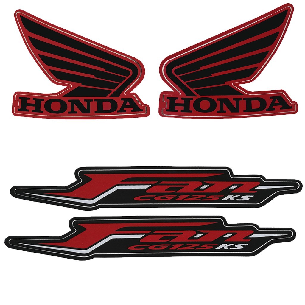 Kit Adesivos Fan 125 2012 KS Preta ou Roxa | Shopee Brasil