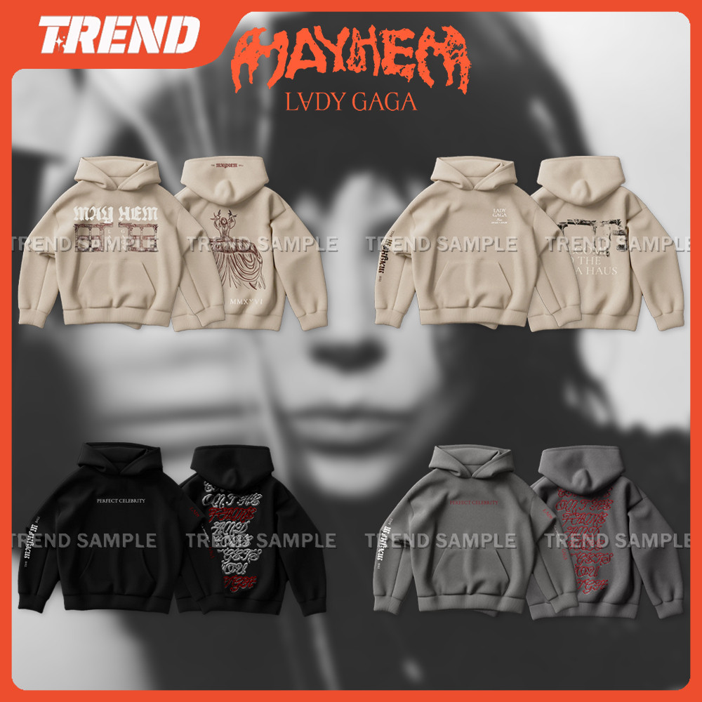 Lady Gaga The MAYHEM Ball Tour 2025 Merch Moletom Unissex Vintage