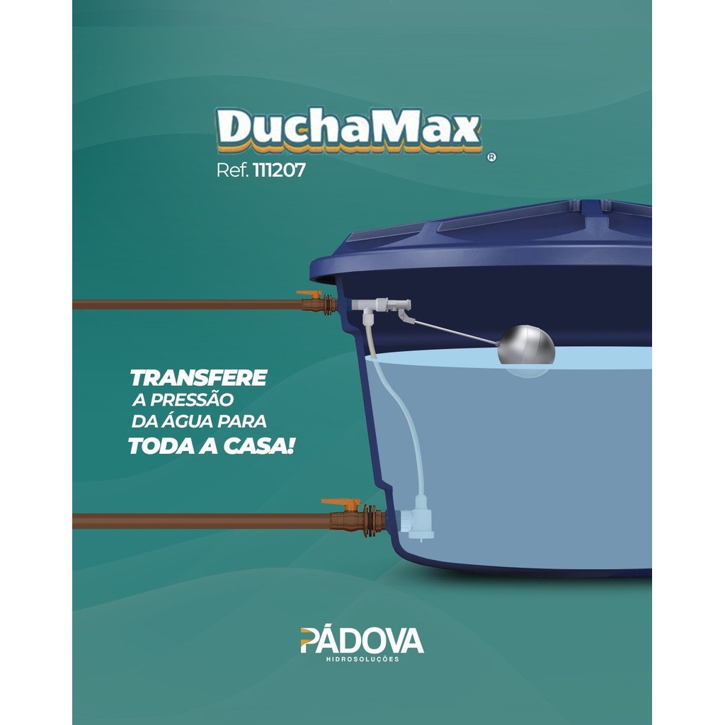 VÁLVULA ALTERNADORA TRANSFERIDORA PRESSÃO DUCHAMAX