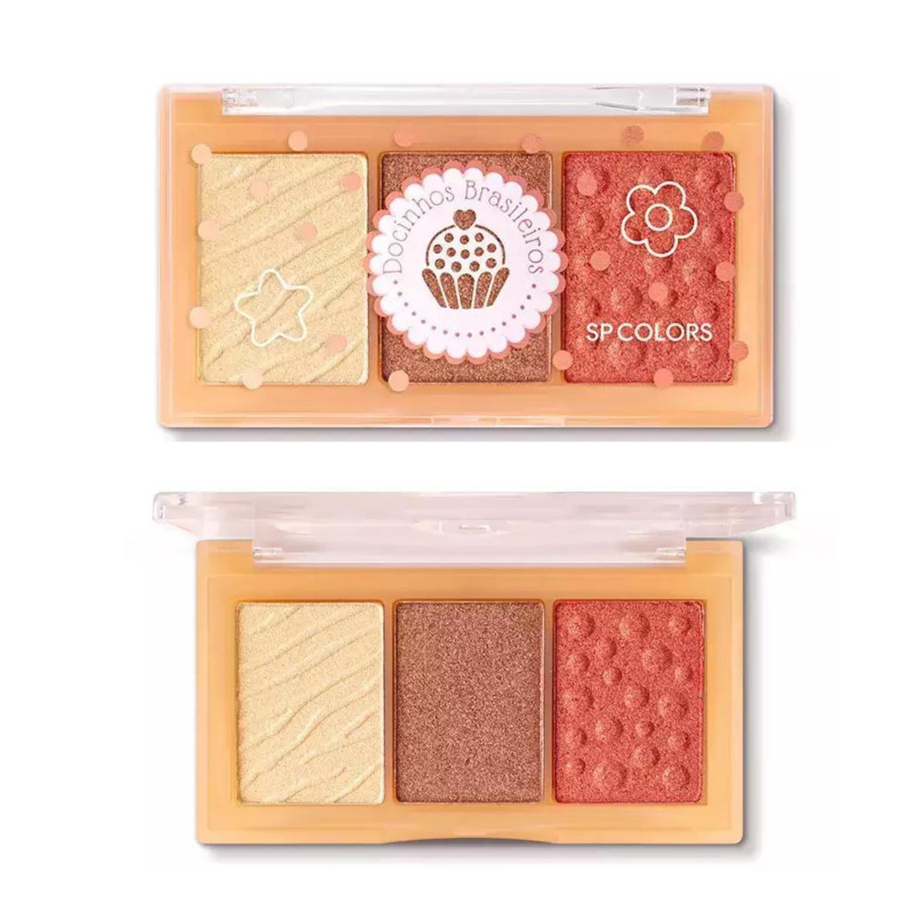Paleta Iluminador Brozer Blush Sp Colors Docinho Brasileiros | Shopee ...