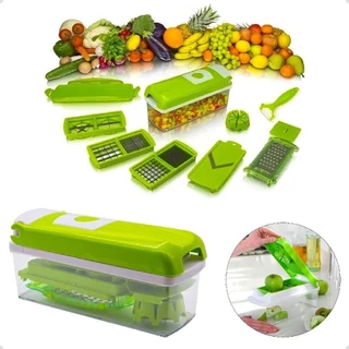 Nicer Cortador Multi Fatiador Dicer Plus Descascador Legumes Alimentos Frutas 10 Em 1 Linha Premium